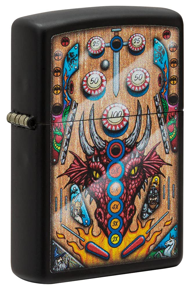 Zippo Armor High Polish Green Elegant Dragon Pocket Lighter, One Size